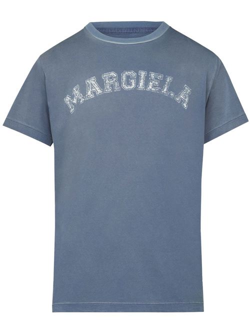 T-shirt con stampa logo in cotone Maison Margiela | S51GC0523S20079469